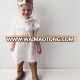 AL1010I New arrival trumpet sleeve lace princess summer baby dress girls