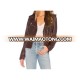 Custom women clothing Faux leather moto biker jackets