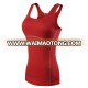 2017 hot sale polyester spandex breathable quick dry plain gym summer ladies tank tops