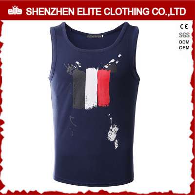 Custom Logo High Quality Men′s Fitness Apparel Tank Tops (ELTVI-11)