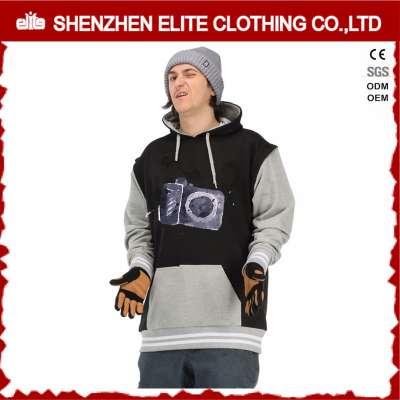 Small Order Advertising Printed Custom Hoodie Sweatshirts Design (ELTHSJ-984)